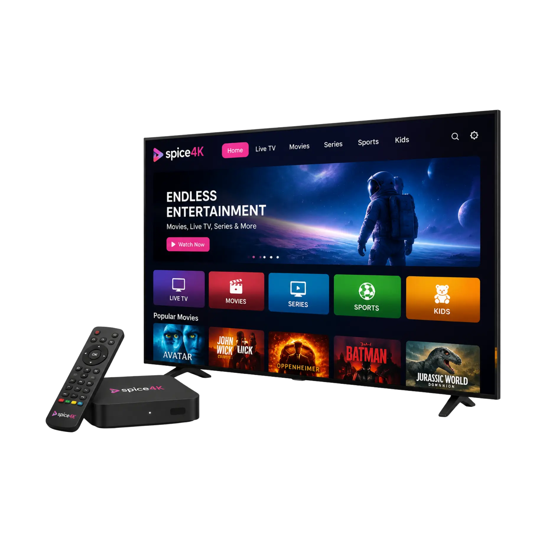 Spice4K Endless Entertainment Setup